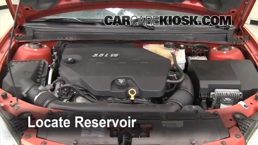 2007 Pontiac G6 3.5L V6 Windshield Washer Fluid Add Fluid